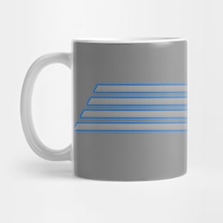 Quick Change Bruce- Blue + Grey 01 Mug